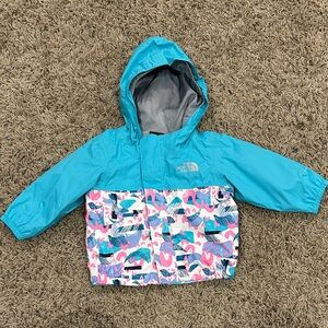 The North Face Baby Girl lightweight windbreaker